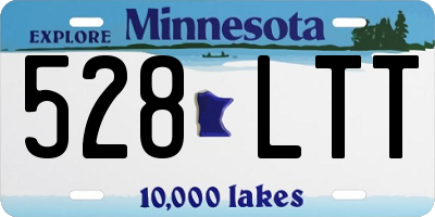 MN license plate 528LTT