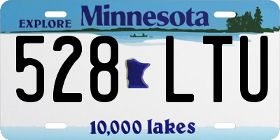 MN license plate 528LTU
