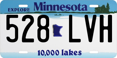 MN license plate 528LVH