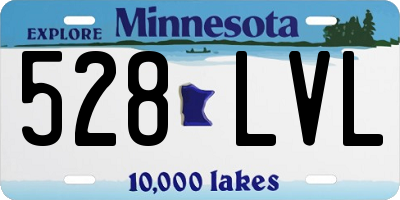 MN license plate 528LVL