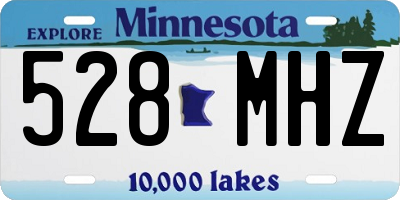 MN license plate 528MHZ