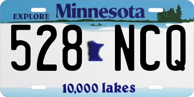 MN license plate 528NCQ