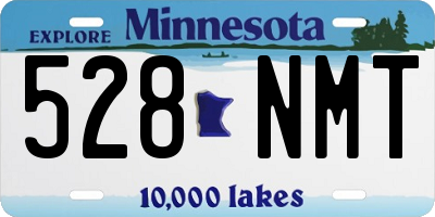 MN license plate 528NMT