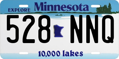 MN license plate 528NNQ