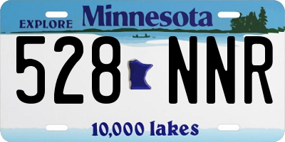 MN license plate 528NNR