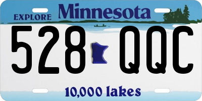 MN license plate 528QQC