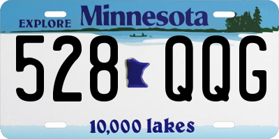 MN license plate 528QQG