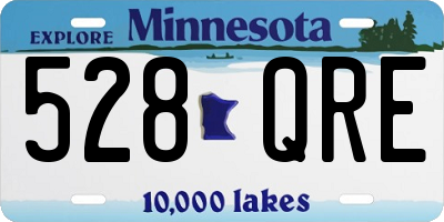 MN license plate 528QRE