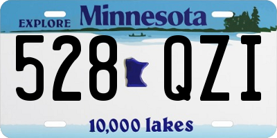 MN license plate 528QZI