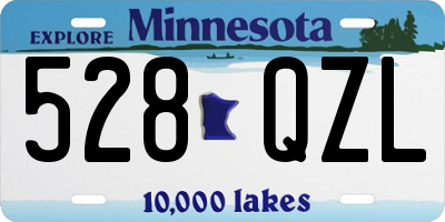 MN license plate 528QZL