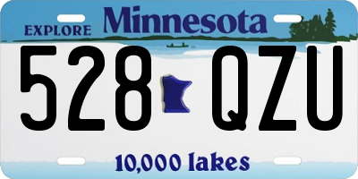 MN license plate 528QZU