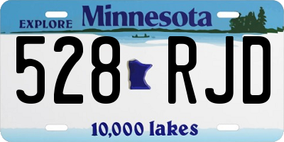 MN license plate 528RJD