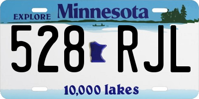 MN license plate 528RJL