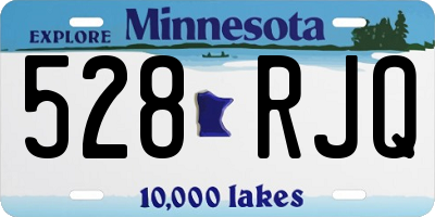 MN license plate 528RJQ