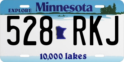 MN license plate 528RKJ