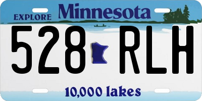 MN license plate 528RLH