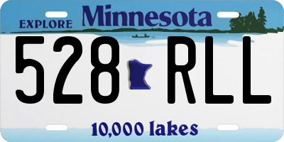MN license plate 528RLL