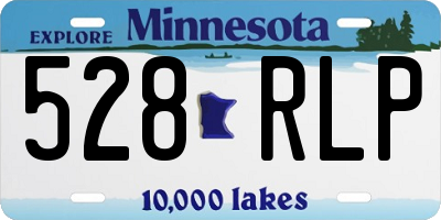 MN license plate 528RLP