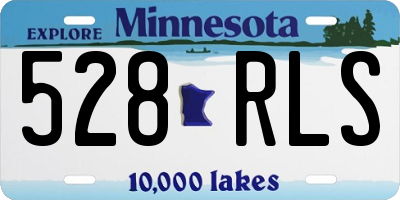 MN license plate 528RLS