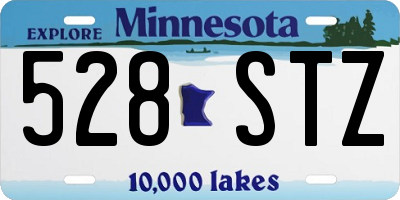 MN license plate 528STZ
