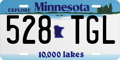 MN license plate 528TGL