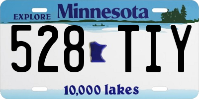 MN license plate 528TIY