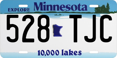 MN license plate 528TJC