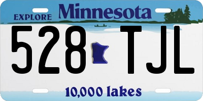 MN license plate 528TJL