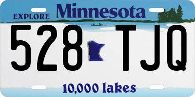 MN license plate 528TJQ