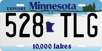 MN license plate 528TLG