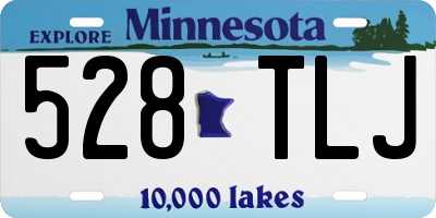 MN license plate 528TLJ