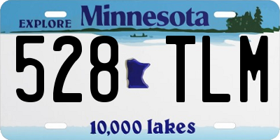 MN license plate 528TLM