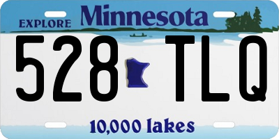 MN license plate 528TLQ