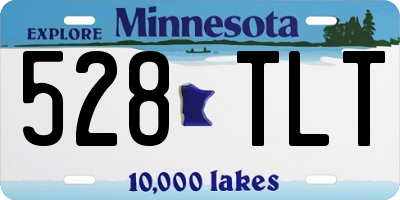 MN license plate 528TLT