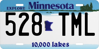 MN license plate 528TML