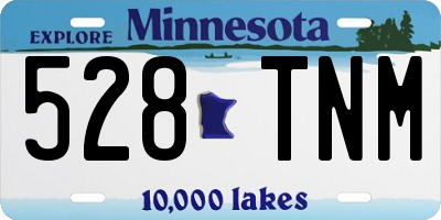 MN license plate 528TNM