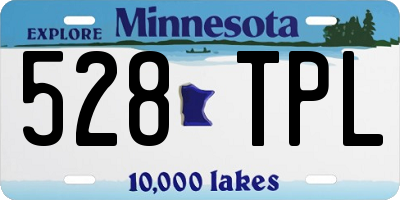 MN license plate 528TPL