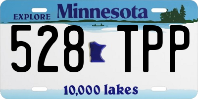 MN license plate 528TPP