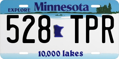 MN license plate 528TPR