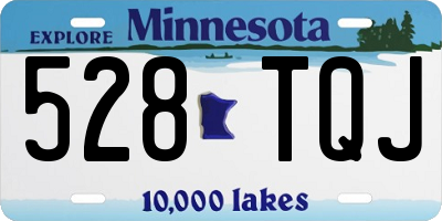MN license plate 528TQJ