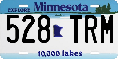 MN license plate 528TRM