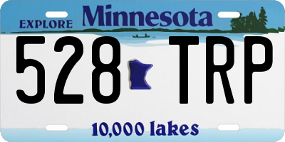 MN license plate 528TRP