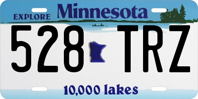 MN license plate 528TRZ