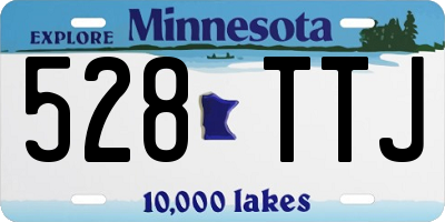 MN license plate 528TTJ