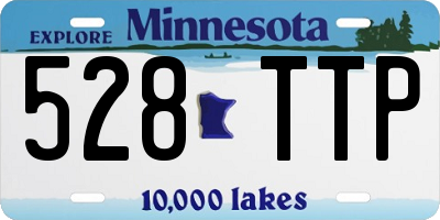 MN license plate 528TTP