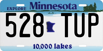 MN license plate 528TUP