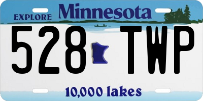 MN license plate 528TWP