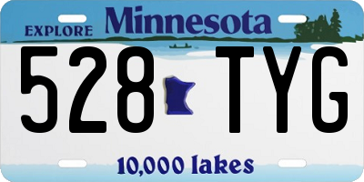 MN license plate 528TYG