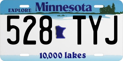 MN license plate 528TYJ