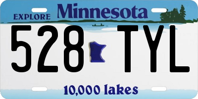 MN license plate 528TYL